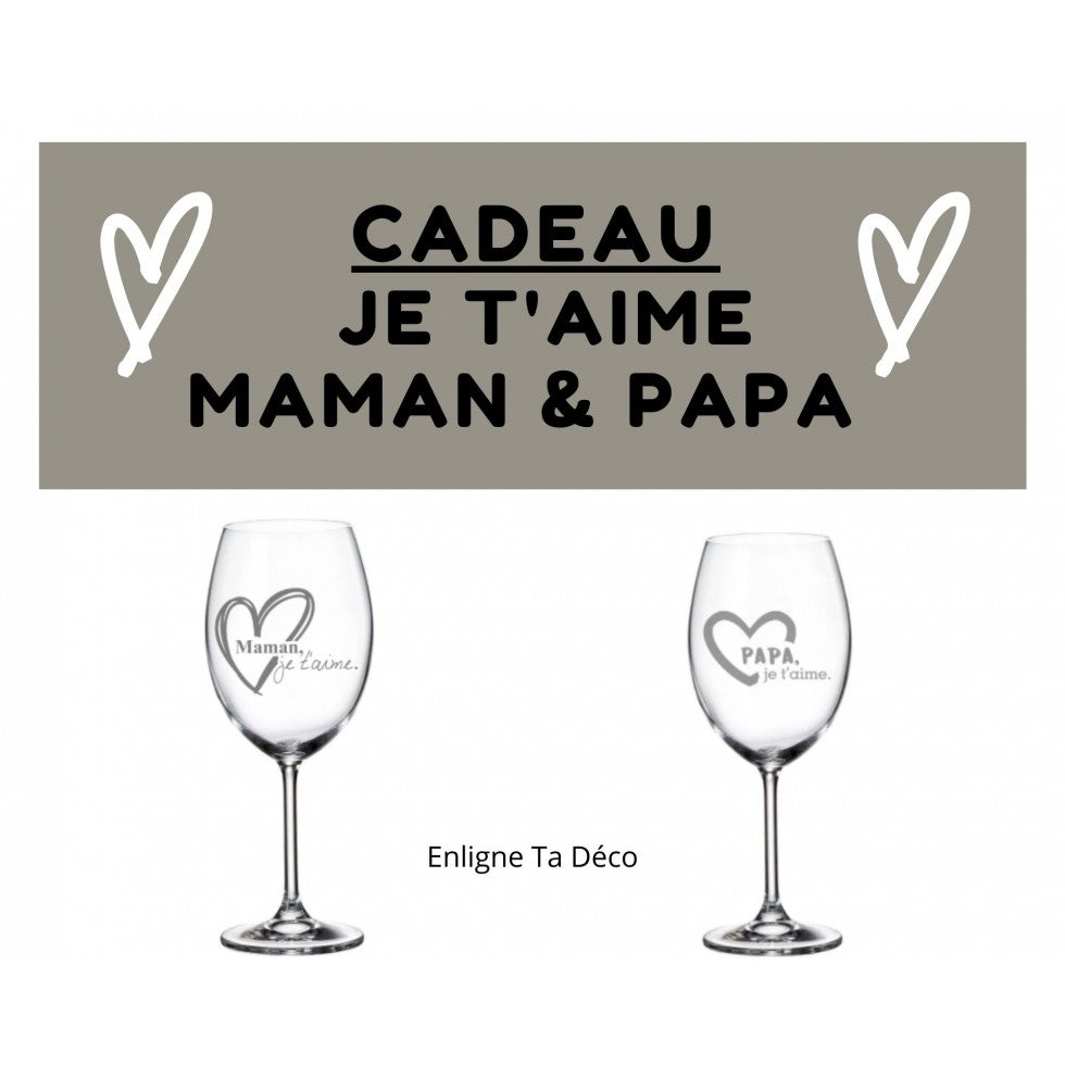 Idée Cadeau Je T'aime Maman Et Papa