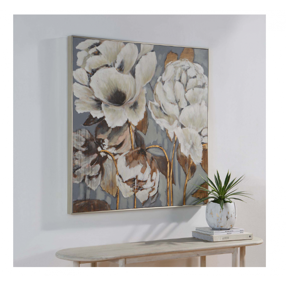 Cadre Fleurimont – Élégance Florale Murale