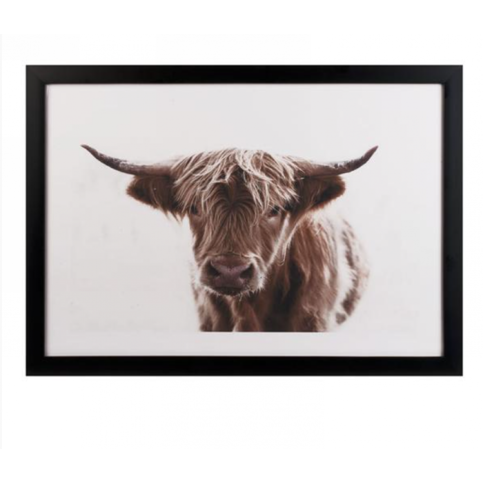 Cadre Vache Highland – Rustique Chic Unique