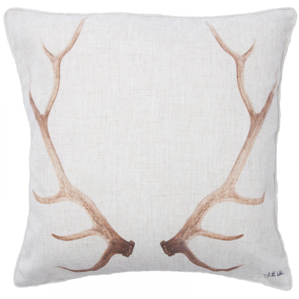 Dale deer antler decorative cushion