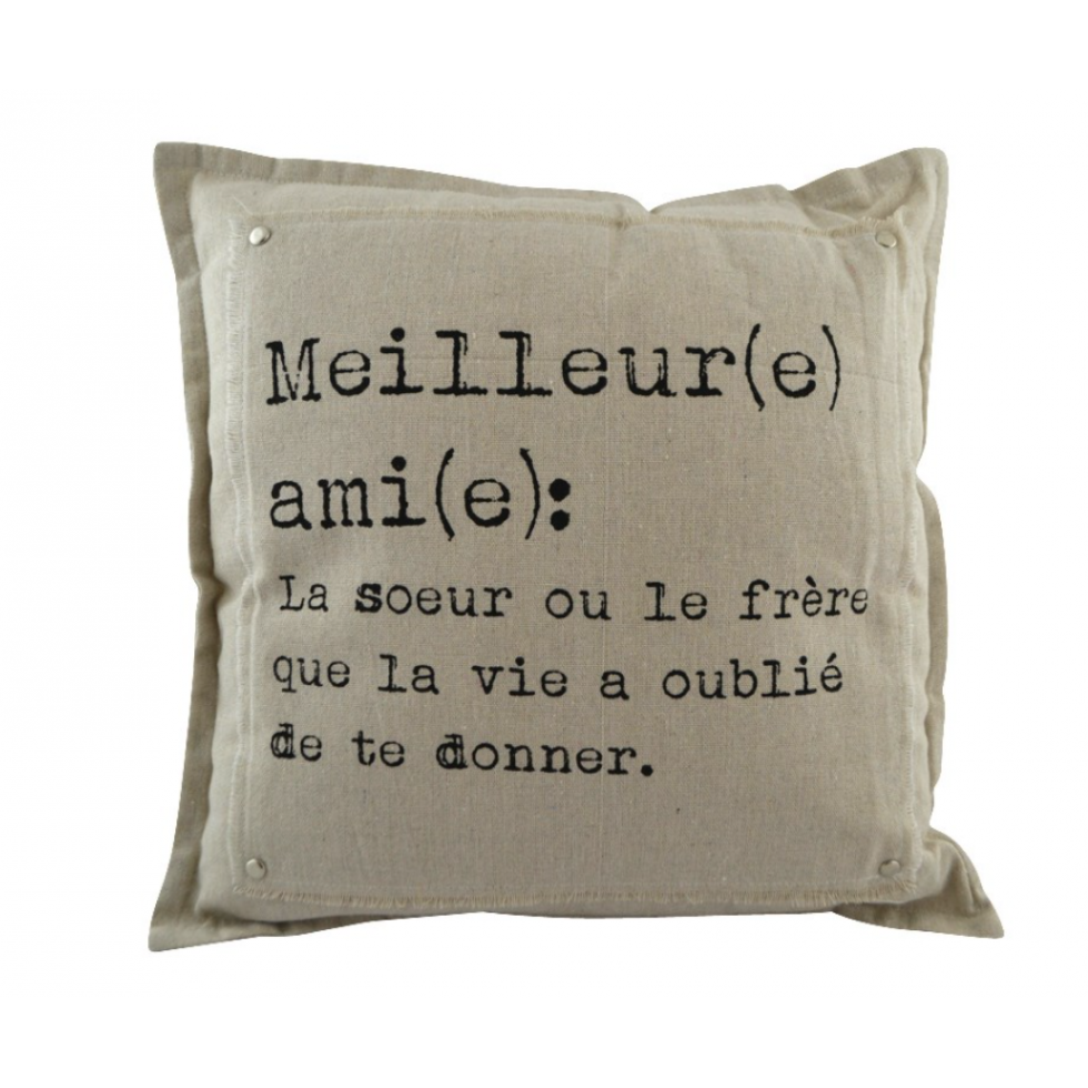 Coussin Meilleur(e) Ami(e)