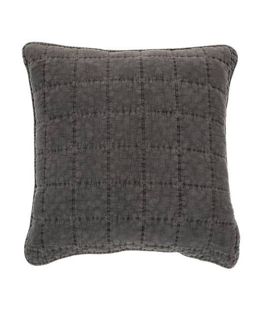 Coussin piqué charcoal Sweet