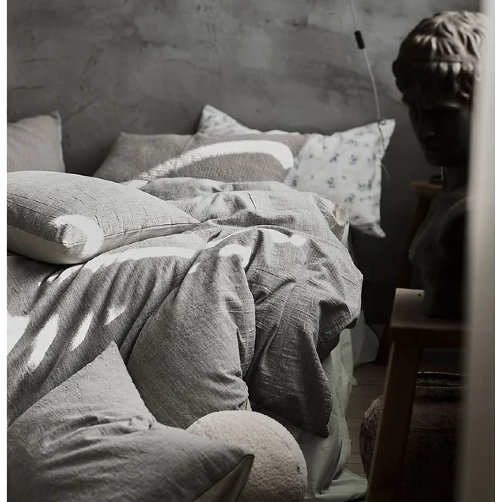 Housse de Couette Jax Gris Naturel