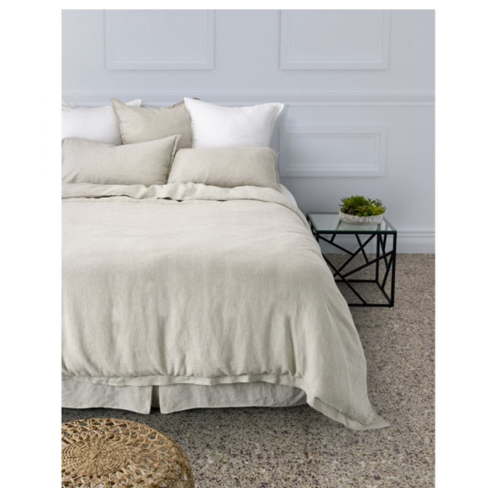 Natural Linen Elegance Duvet Cover
