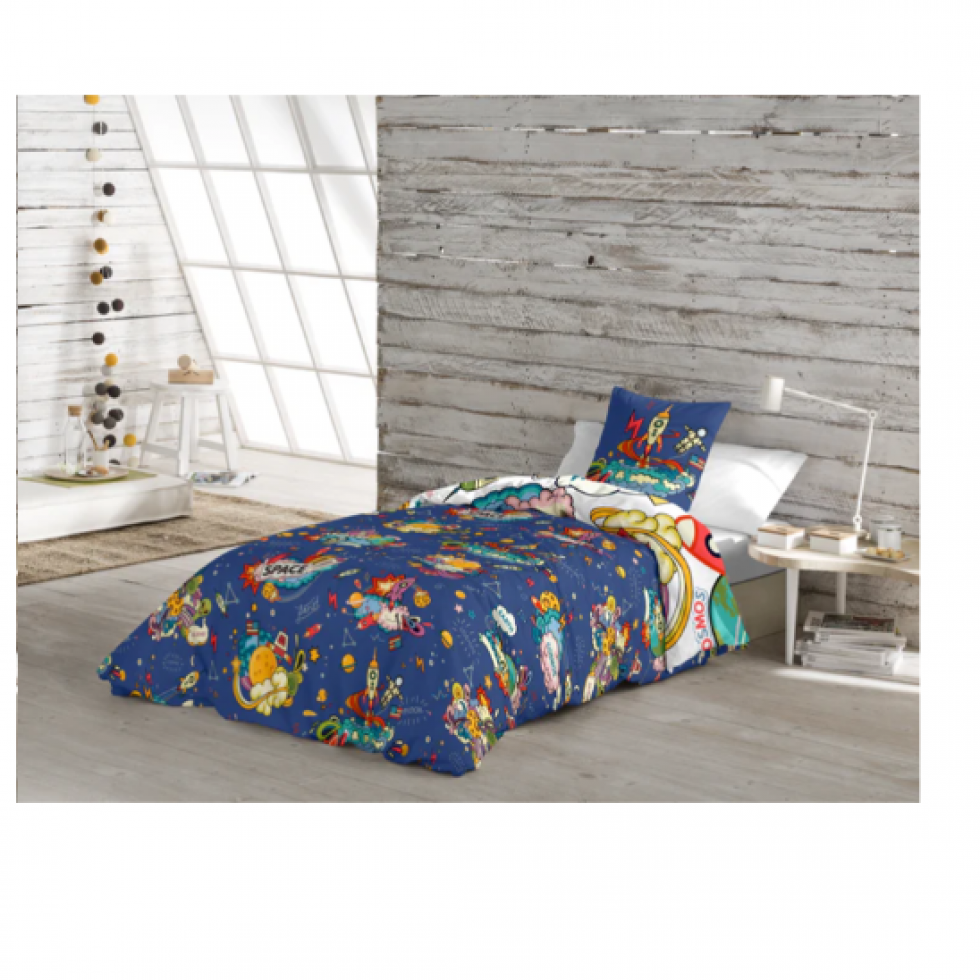 Moon Space Reversible Children's Duvet Cover