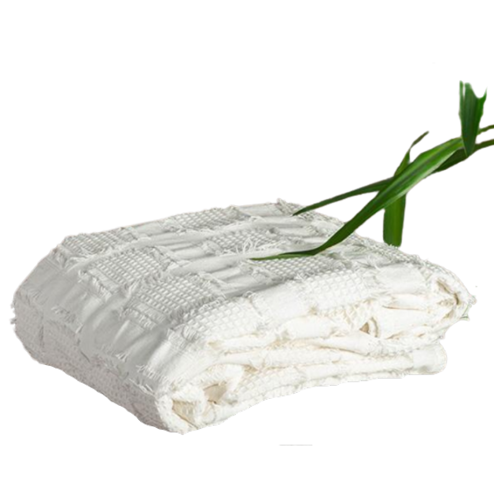 Large Cream Throw