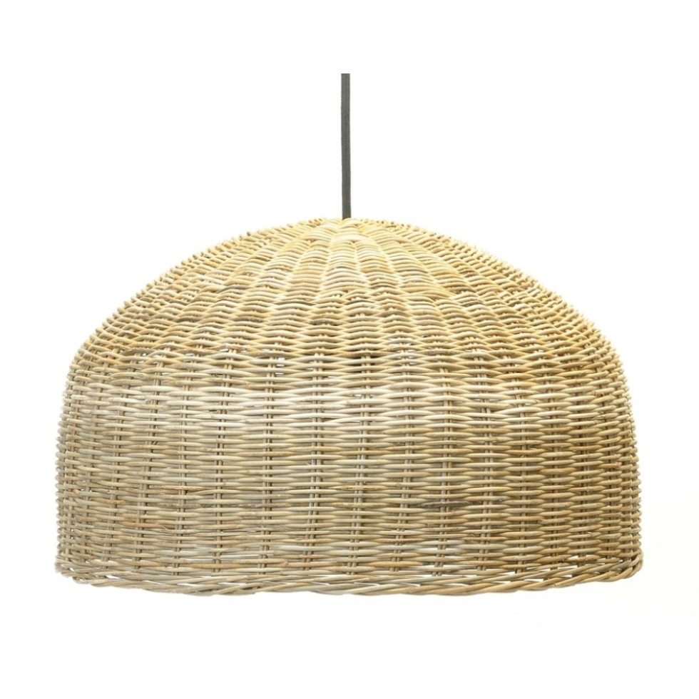Large Rattan Hanging Lamp
