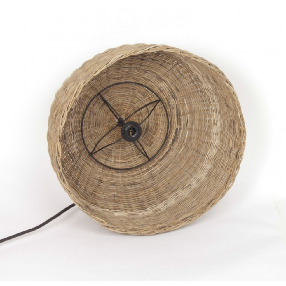 Large Rattan Hanging Lamp