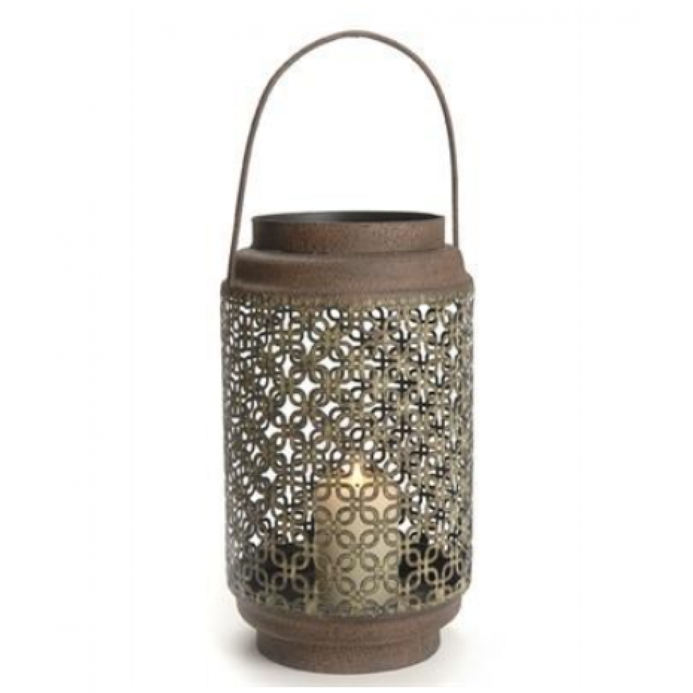 Vintage Openwork Metal Lantern