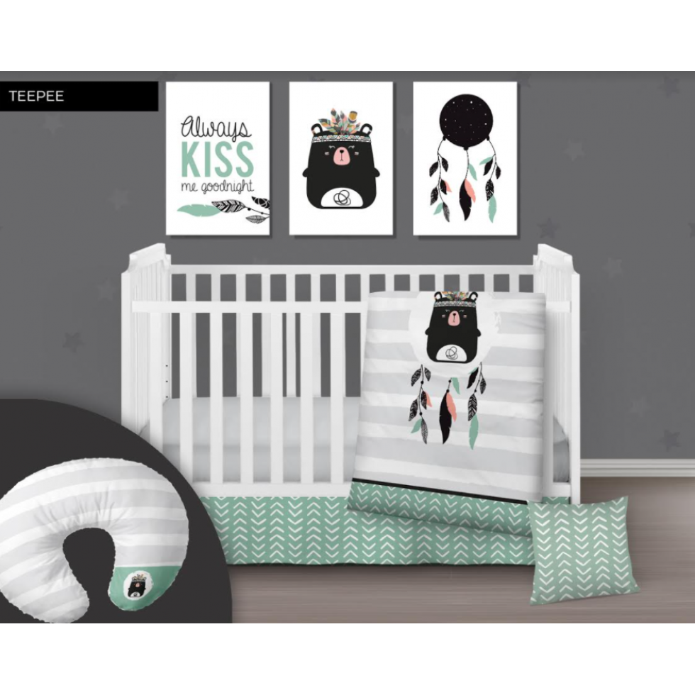 Teepee Baby Bedding – Bohemian Spirit and Native American Tenderness