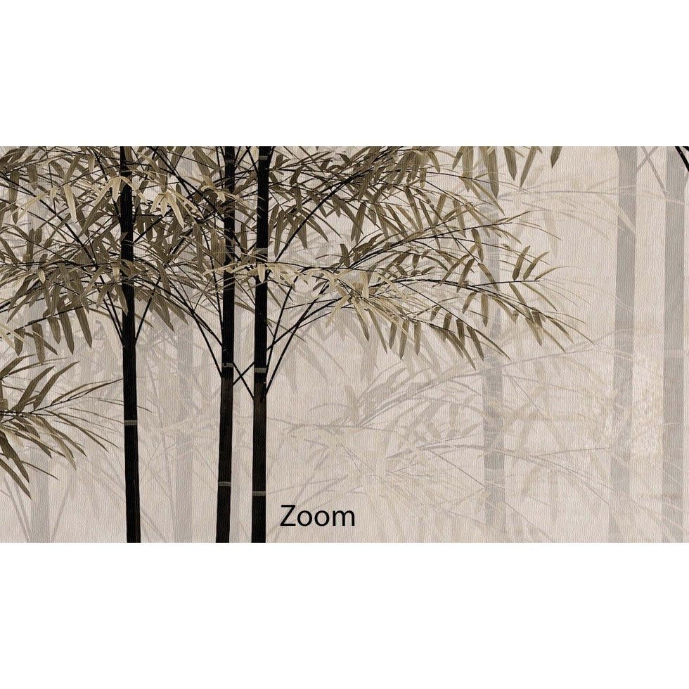 Zen Bamboo Mural – Clean Mist Wallpaper