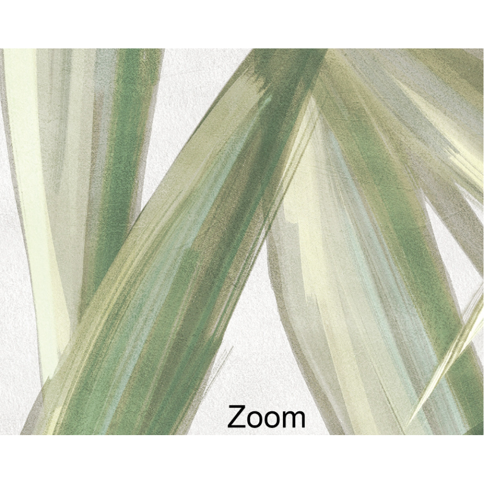 Green Artistic Foliage Mural