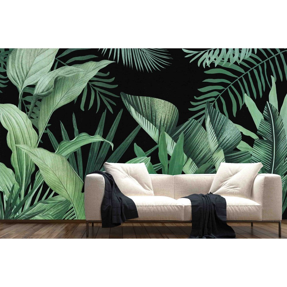 Tropical Foliage Mural