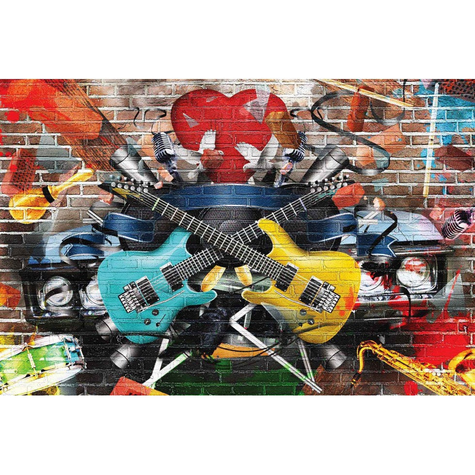 Music Graffiti Mural