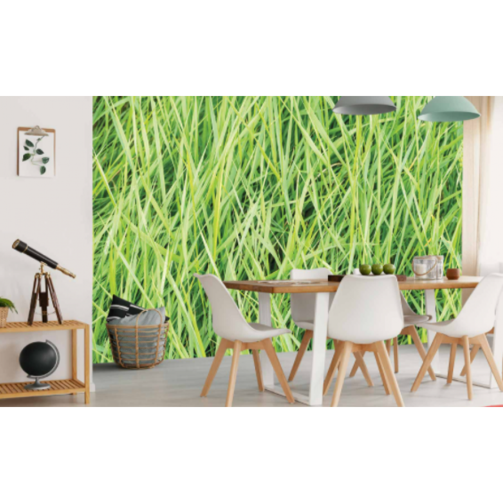 Green Reeds Mural