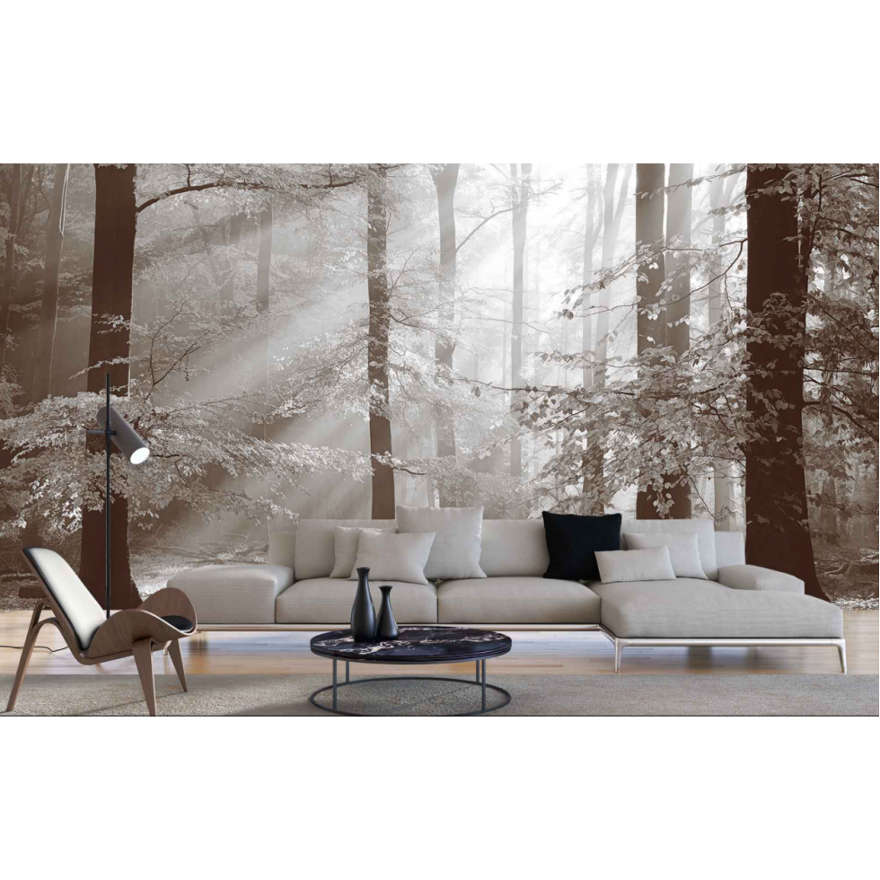 Mural Sinfonia Della Foresta Sepia