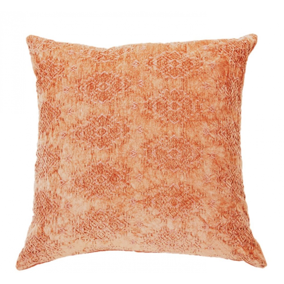 Oreiller Euro Terracotta Toro – Élégance Bohème