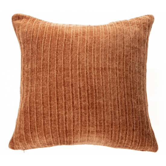 Oreiller Européen Hippy En Chenille Terracotta