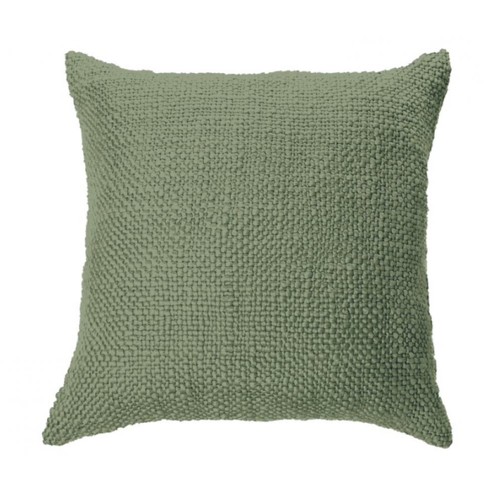 Natural Green Knitted European Pillow
