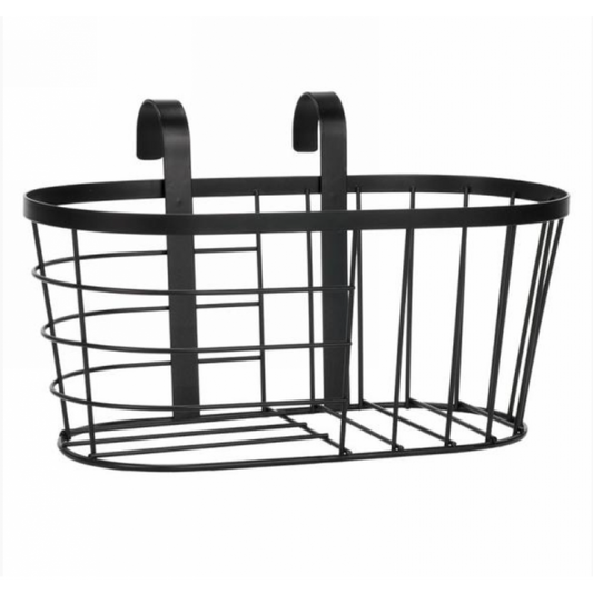 Panier Métal Noir à Suspendre – Style Industriel