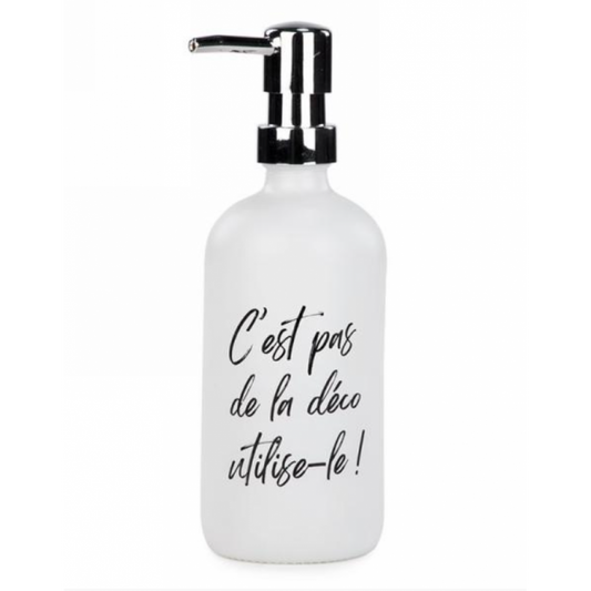 Pompe à savon «?C’est pas de la déco?»