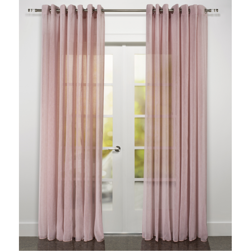 Large Blush Pink Curtain