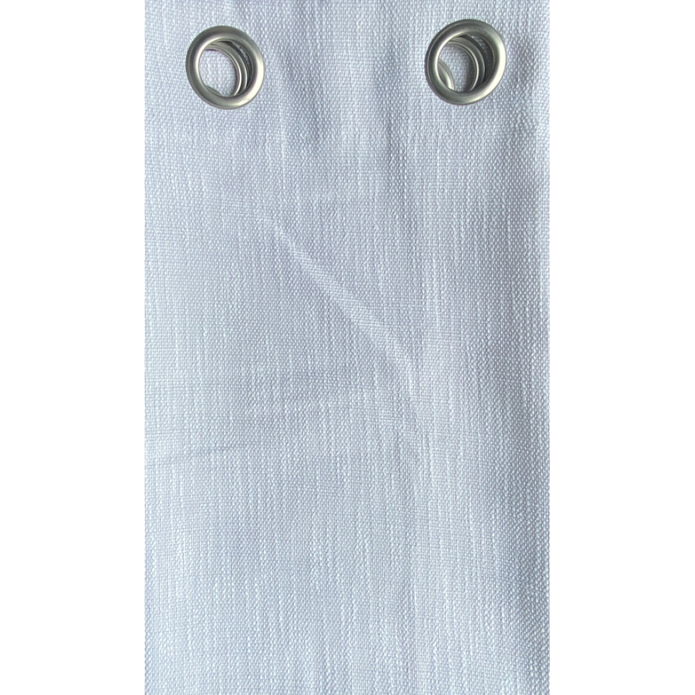 Elegant White Linen Texture Curtain