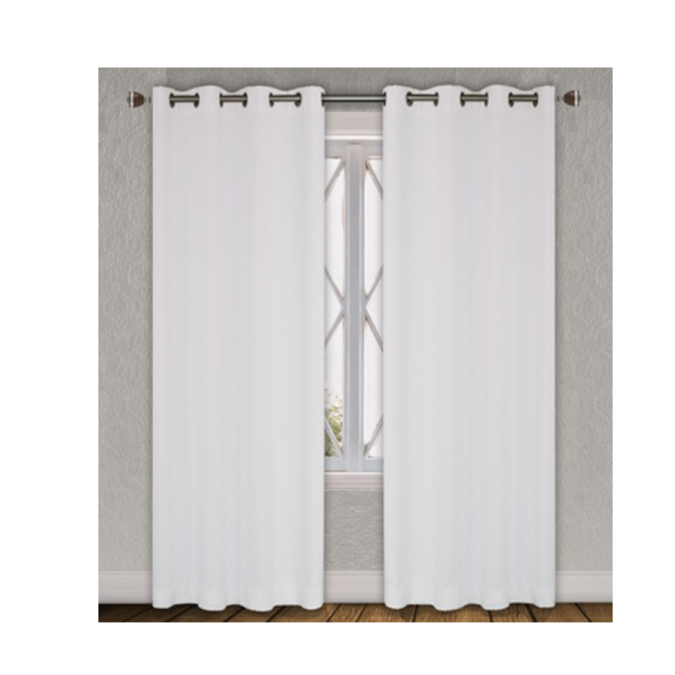 Chic and Timeless White Curtain