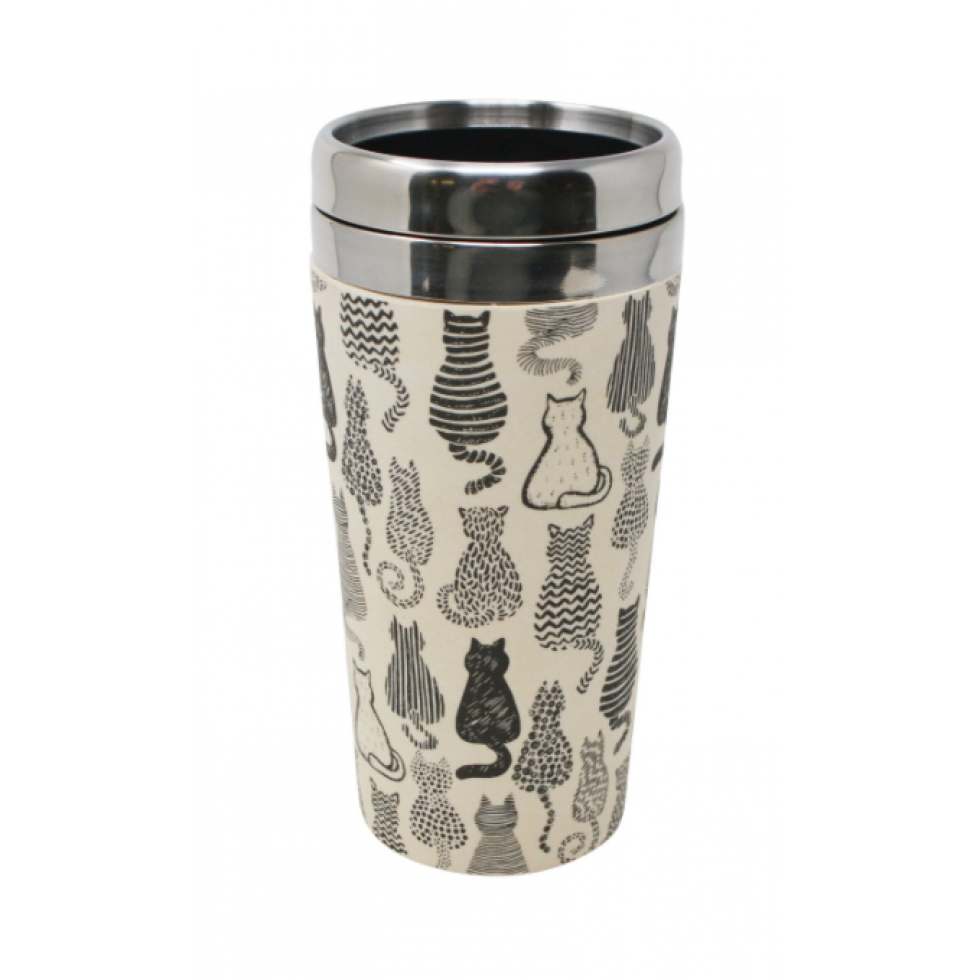 Tasse de Voyage Isotherme – Motif Chats