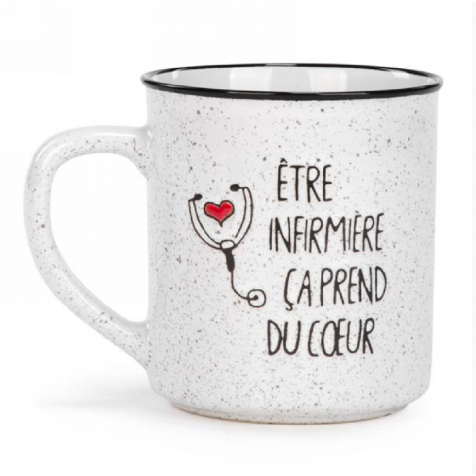 Tasse Infirmière – Ça Prend du Cœur