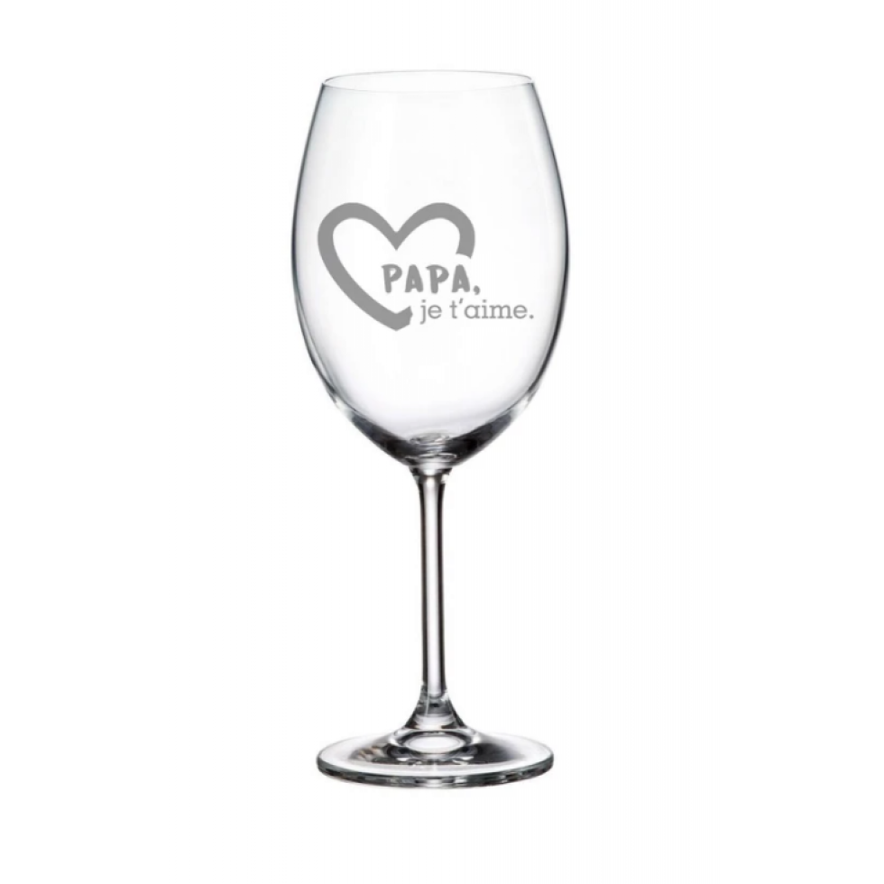 Verre à Vin – Papa Je T’aime