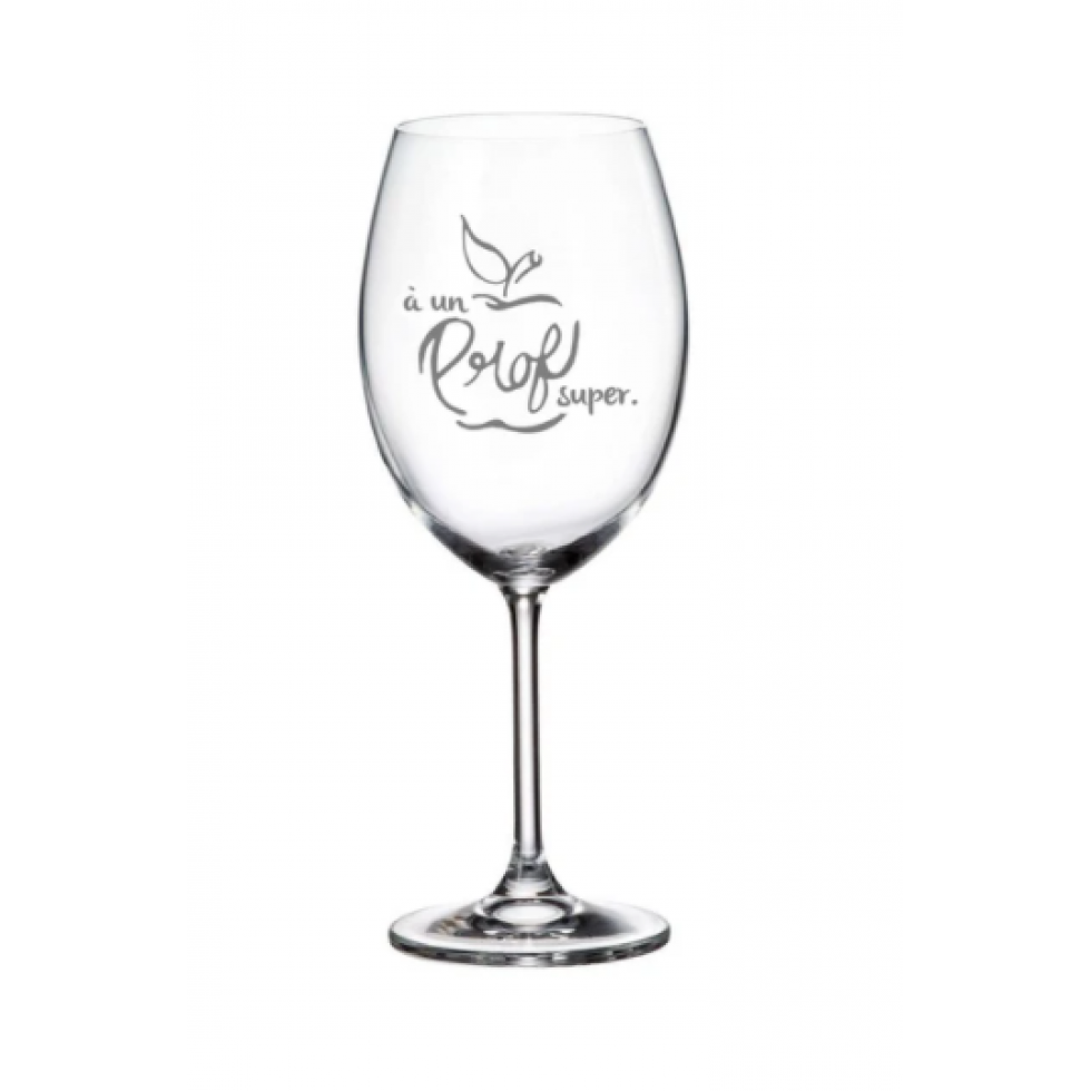 Wine Glass – To a Super Teacher