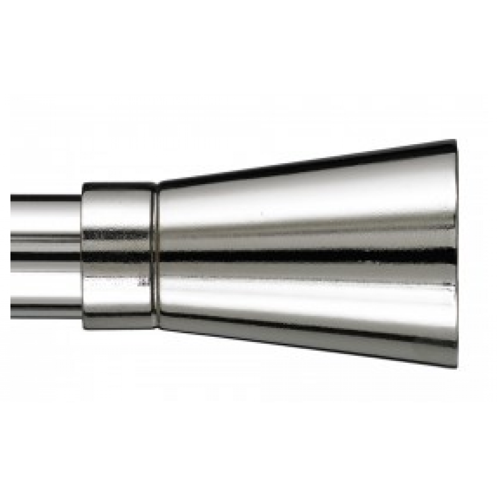 Linea curtain pole with a sleek design