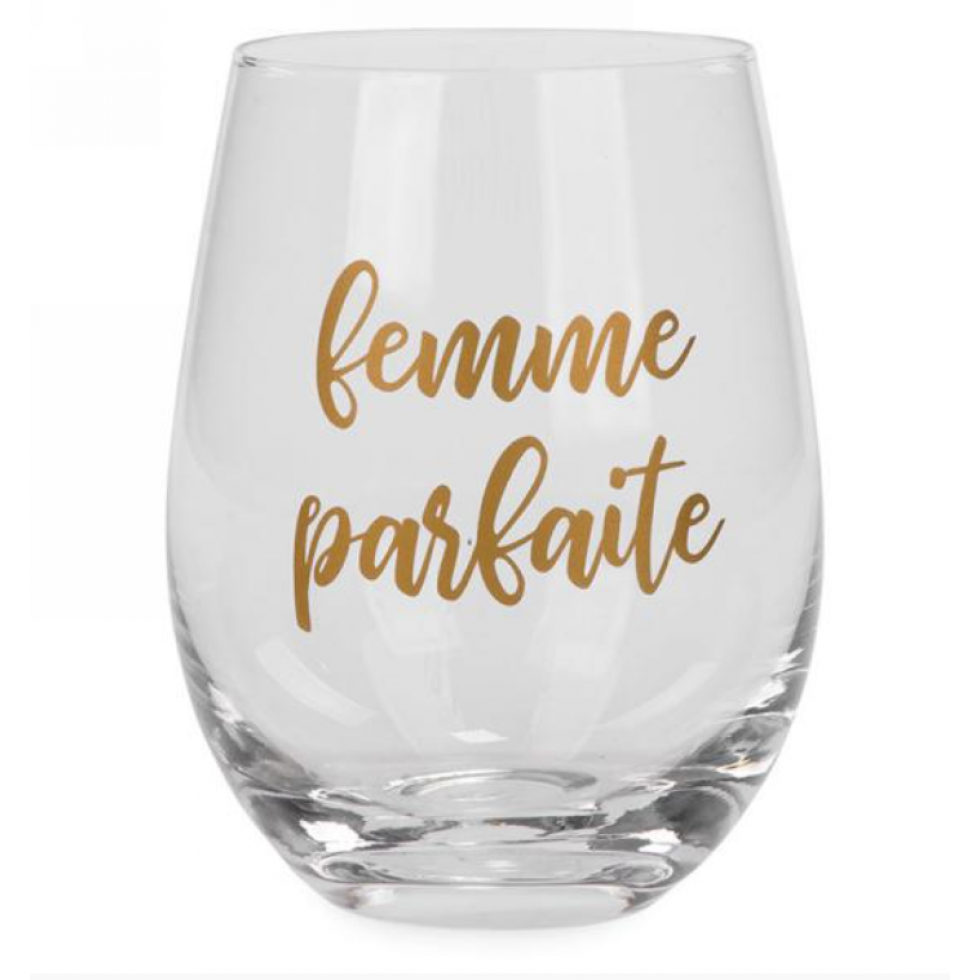 Verre à Vin Sans Pied – Femme Parfaite