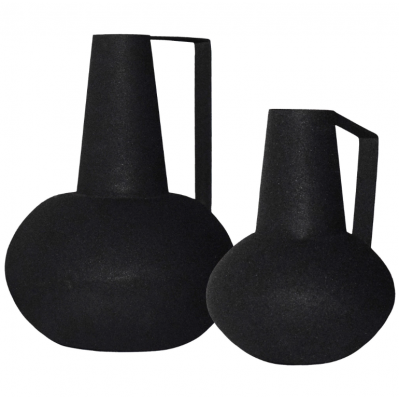 Vase Noir Mat Monarda