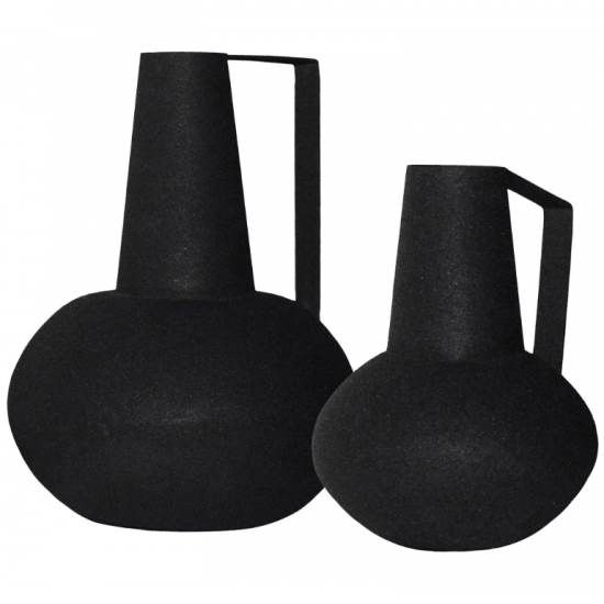 Vase Noir Mat Monarda