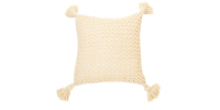 Coussin Tricot Shiva Moutarde ( 3 Couleurs )