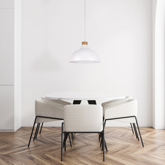 Suspension scandinave blanche CAP