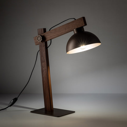 Lampe de nuit scandinave marron OSLO