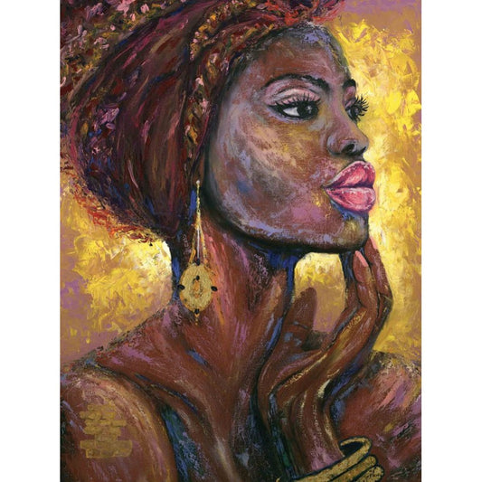 Mural Portrait of an African Woman