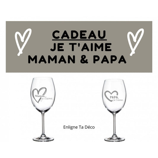 Gift Idea I Love You Mom and Dad