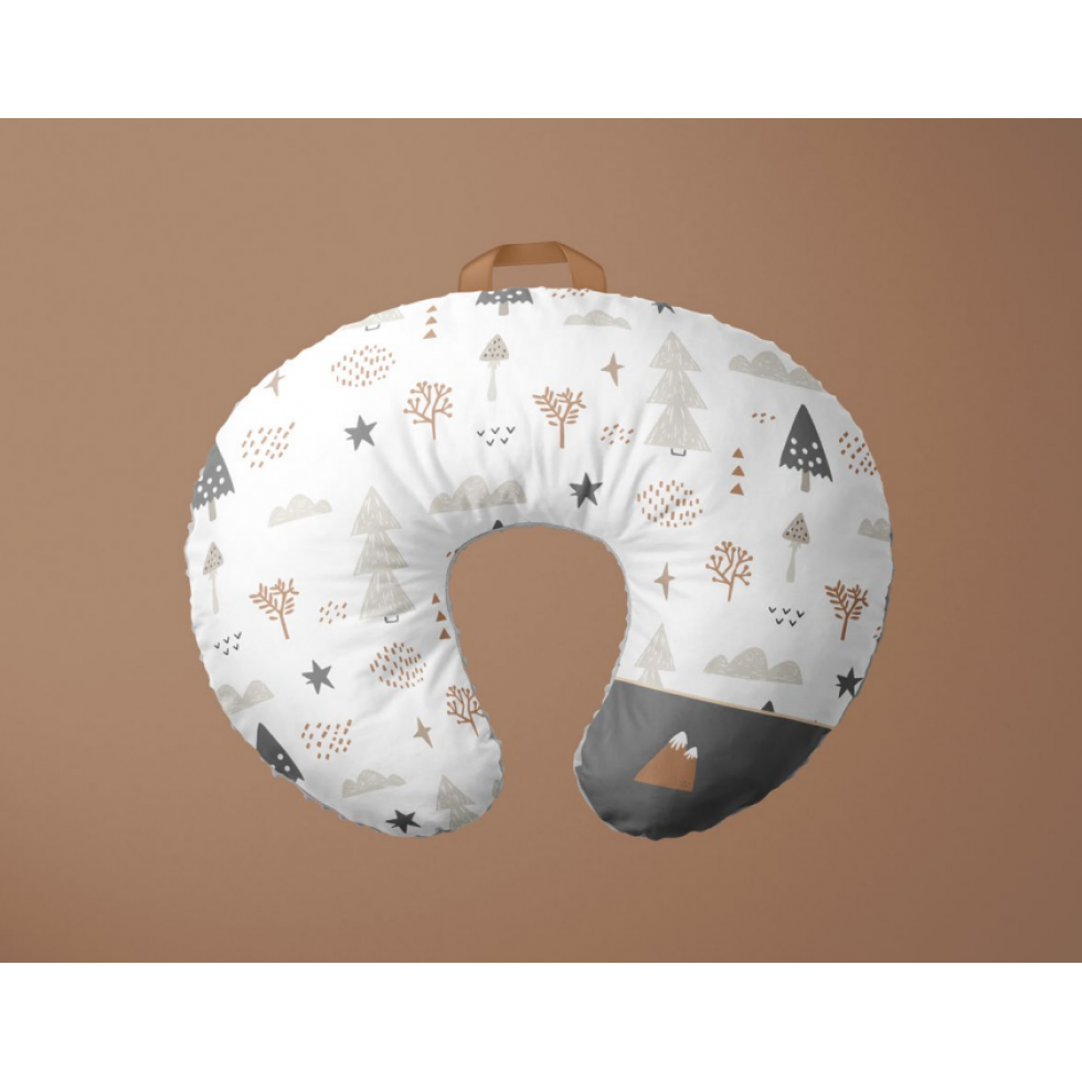 Snowy Night Nursing Pillow