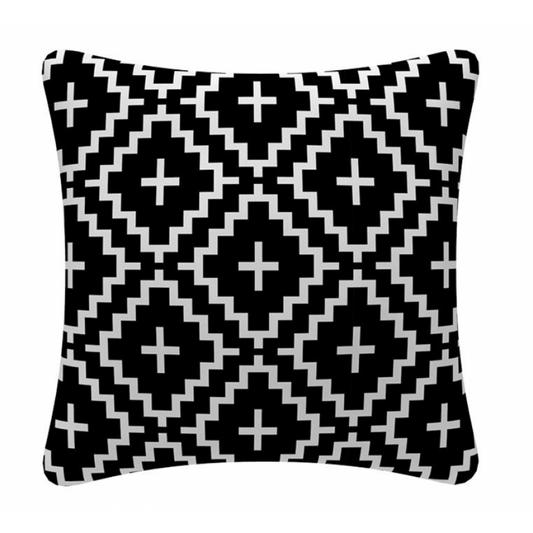 Coussin Extérieur Noir et Blanc