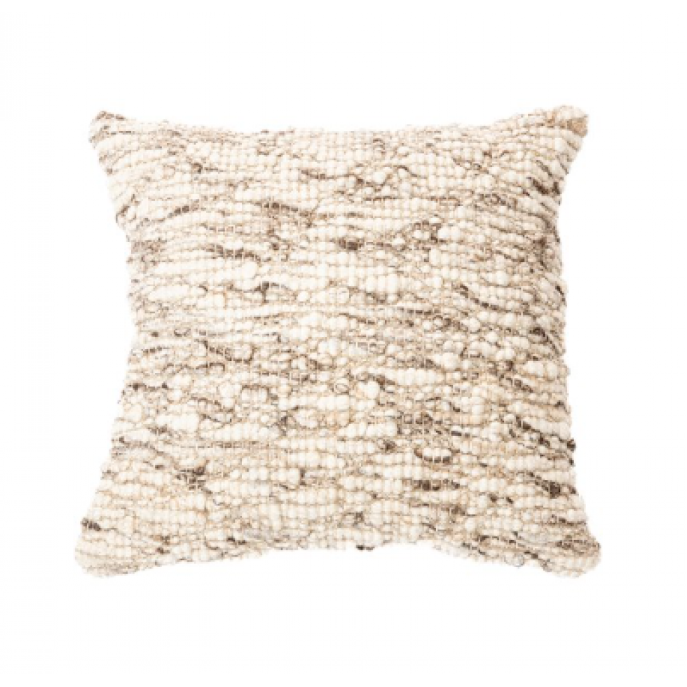 Textured Peddle Cushion – Natural and Sand Tones
