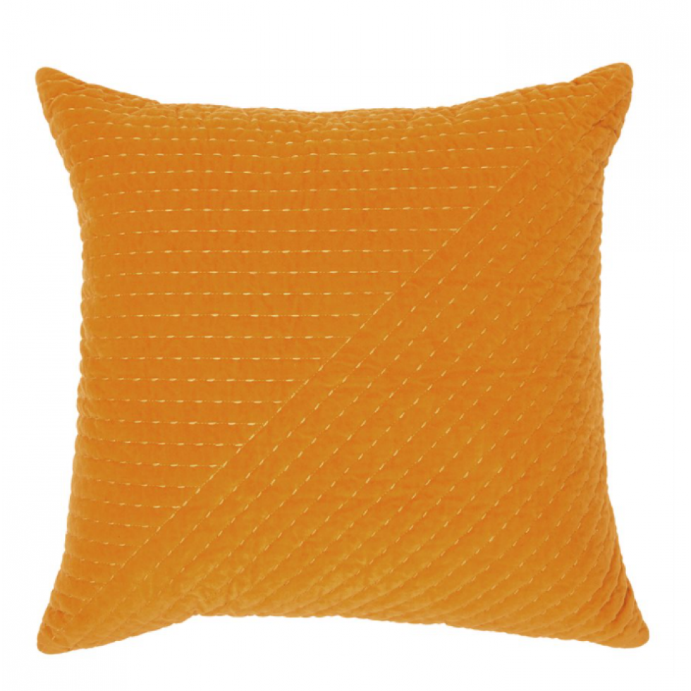 Mustard Velvet Cushion – Chic and Bright