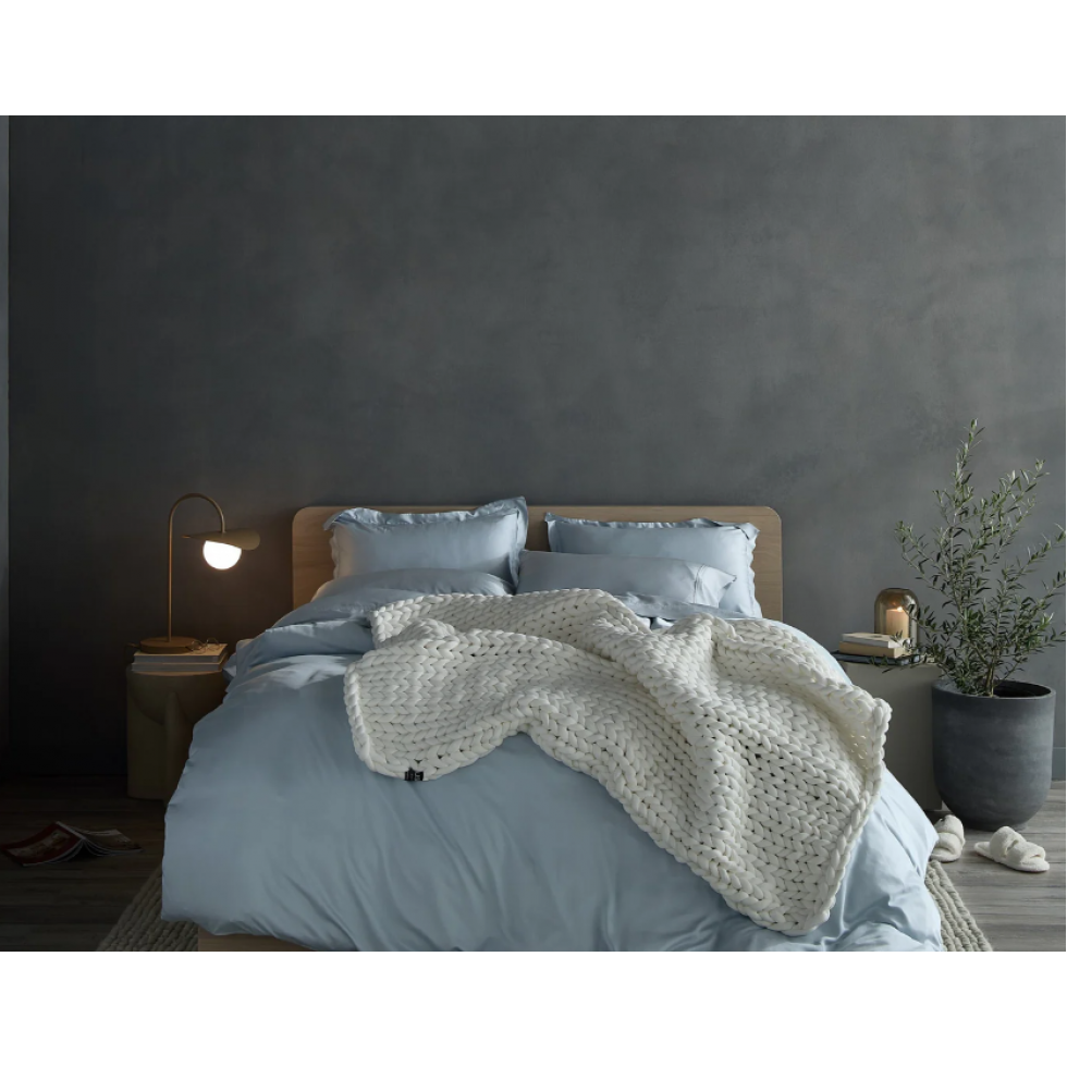 Cream Knit Weighted Blanket