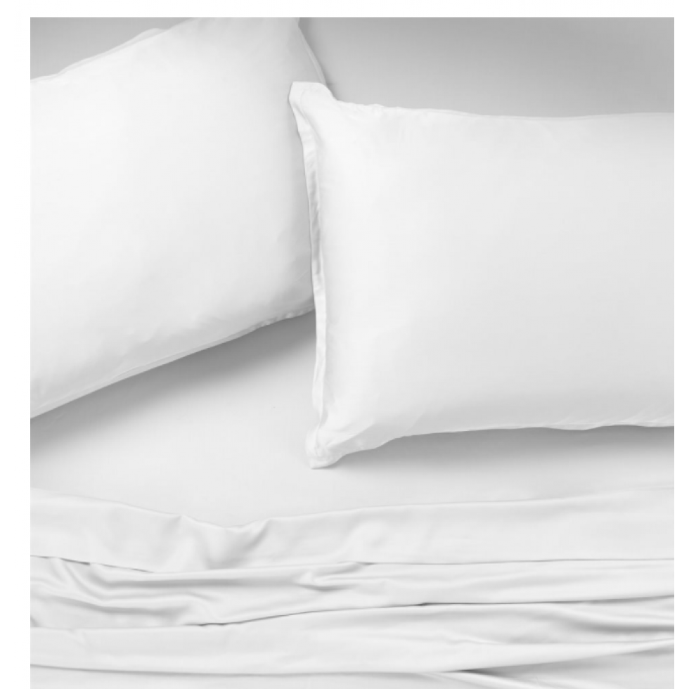 Lot De 4 Draps King Size Violet Italian Luxury - Microfibre Ultra Douce, Collection Maison