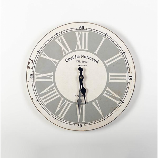 Horloge Murale Grise Antique