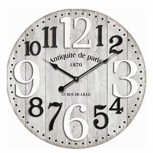 Horloge Grise Antique De Paris