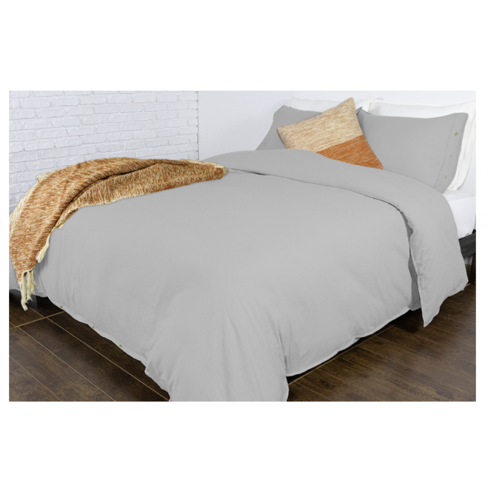 Coxen Elegant Grey Duvet Cover